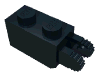 Деталь LEGO Hinge Brick 1 x 2 Locking with 2 Fingers Vertical End, Черный