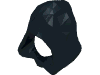 Деталь LEGO Minifig Hood, Черный