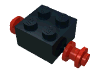 Набор LEGO Brick, Modified 2 x 2 with Wheels Red for Dually Tire, Черный