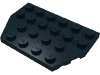 Деталь LEGO Пластина-клин 4 x 6, со срезанными углами, Черный