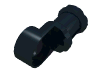 Деталь LEGO Technic Axle and Pin Connector Toggle Joint Smooth, Черный