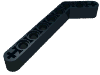 Деталь LEGO Балка Technic изогнутая толстая 1 x 9 (7 - 3), Черный