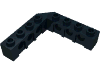 Деталь LEGO Technic Brick 5 x 5 Right Angle (1 x 4 - 1 x 4), Черный