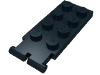 Набор LEGO Hinge Plate 2 x 4 - Male (Digger Bucket Holder), Черный