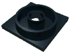 Деталь LEGO Turntable 4 x 4 Square Base, Черный