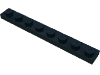 Деталь LEGO Пластина 1 x 8, Черный