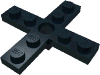 Набор LEGO Propeller 4 Blade 5 Diameter with Hole for Rotor Holder, Черный
