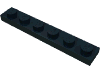 Деталь LEGO Пластина 1 x 6, Черный