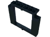 Деталь LEGO Door Frame 2 x 8 x 6 Swivel without Bottom Notches, Черный