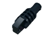 Деталь LEGO Hinge Cylinder 1 x 3 Locking with 1 Finger and Technic Friction Pin, Черный