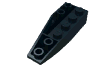 Деталь LEGO Клин перевёрнутый правый 6 x 2, Черный