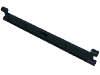 Деталь LEGO Garage Roller Door Section without Handle, Черный