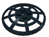 Набор LEGO Dish 6 x 6 Inverted [Radar / Webbed / anti-studs at  90В°], Черный