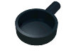 Деталь LEGO Minifig Frying Pan, Черный