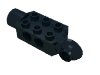 Деталь LEGO Technic Brick Special 2 x 3 with Pin Holes, Rotation Joint Ball Half [Vertical Side], Rotation Joint Socket, Черный