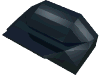 Деталь LEGO Brick Wedged 1 x 2 x 2/3 No Studs, Wing End, Черный