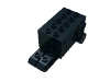 Деталь LEGO Pullback Motor 9 x 4 x 2 2/3, Черный
