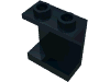 Деталь LEGO Панель 1 x 2 x 2, Черный