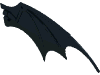 Деталь LEGO Dragon Wing 19 x 11, Черный