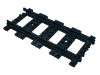 Набор LEGO Train, Track Plastic (RC Trains) Straight, Черный