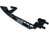 Деталь LEGO Bionicle Weapon Lava Chamber Gate Sword, Черный