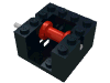 Набор LEGO Winch 4 x  4 x  2 with Red Drum (Complete), Черный
