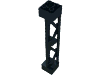 Деталь LEGO Support 2 x 2 x 10 Girder Triangular Vertical - Type 3 - Axle Hole, 3 Posts, Черный