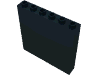 Деталь LEGO Панель 1 x 6 x 5, Черный