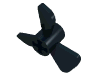 Деталь LEGO Propeller 3 Blade 3 Diameter, Черный