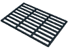 Набор LEGO Bar 9 x 13 Grille, Черный