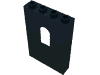 Деталь LEGO Panel 1 x 4 x 5 with Arched Window, Черный