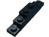 Деталь LEGO Крыло 1 1/2 x 6 x 1, Черный