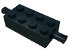Набор LEGO Brick Special 2 x 4 with Pins, Черный