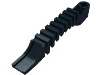 Деталь LEGO Bionicle Thornax Launcher Half (Glatorian), Liftarm End 1 x 8, Черный