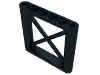 Деталь LEGO Support 1 x 6 x 5 Girder Rectangular, Черный
