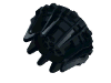 Деталь LEGO Wheel Hard Plastic with Small Cleats and Flanges, Черный