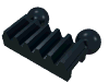 Набор LEGO Technic Gear Rack 1 x 2 with Ball Joints, Черный