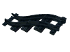 Деталь LEGO Train, Track Plastic Narrow, Ramp, Черный