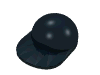 Деталь LEGO Minifig Cap Short Curved Peak, Черный