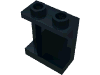 Деталь LEGO Панель 1 x 2 x 2, Черный