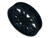 Набор LEGO Wheel 75 x 17 Motorcycle, Черный