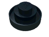 Деталь LEGO Minifig Barbell Weight, Черный
