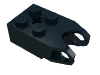 Деталь LEGO Technic Brick Special 2 x 2 with Ball Receptacle Wide and Axle Hole, Черный