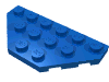 Деталь LEGO Пластина-клин 3 x 6, со срезанными углами, Голубой