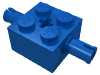 Деталь LEGO Кирпичик специальный 2 x 2, со штифтами и осевым отверстием, Голубой
