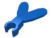 Набор LEGO Minifig Plume Feathers with Clip, Голубой