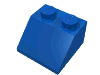 Деталь LEGO Скос 45° 2 x 2, Голубой