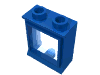 Набор LEGO Window 1 x 2 x 2 Classic with Short Sill [Complete], Голубой