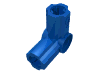 Деталь LEGO Technic Axle and Pin Connector Angled #6 - 90°, Голубой