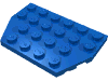 Деталь LEGO Пластина-клин 4 x 6, со срезанными углами, Голубой